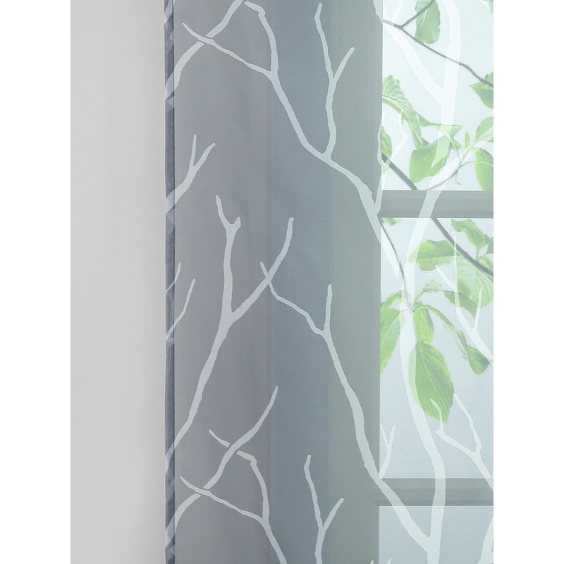 ESLIR Sliding Curtains, Set of 2 Panel Curtains with Loops,