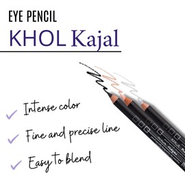 IMPALA - Waterproof Khol Eyeliner I Pencil Color 84 White | Eye Liner | Perfect Line, Intense Look | Water-Resistant and Long-Lasting Eyeliner | Soft and Creamy Formula | Eye Makeup