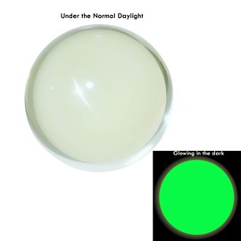 DSJUGGLING 75mm Fushigi Glow in The Dark Ball, 3" Professional Contact Juggling Novelty Floating Sphere for Stage Performances