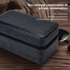 molshine Watch Case Travel Case and Sunglasses Case, Leather Portable