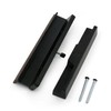 Easy Fix Hardware Patio Door Handle Set – Black Aluminum,