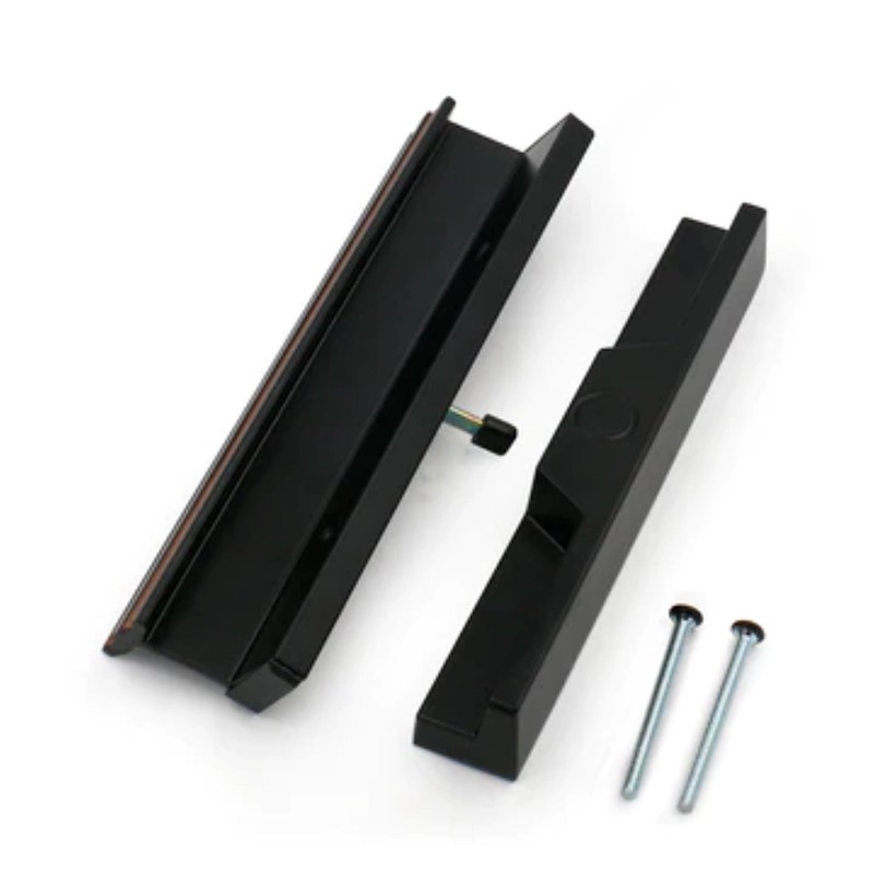 Easy Fix Hardware Patio Door Handle Set – Black Aluminum,