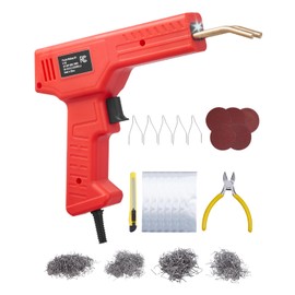 VEVOR Plastic Welder, 100W Plastic Welding Gun with 800PCS Hot Staples, Professional Hot Staple Welding Gun, Plastic Car Bumper Repair Kit with LED Light for Kayak, Toys, Plastic Crack Repair