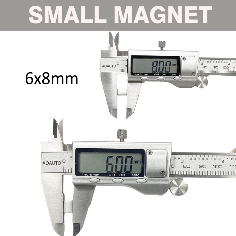 Small Cylinder Neodymium Magnets, 50Pcs Strong Refrigerator Magnets Tiny Rare