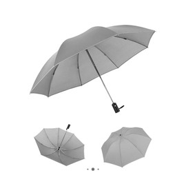 Babyfond Fashion 50+UV Folding Automatic Umbrella, Rain Wind Resistant Sun Umbrellas Reverse Travel Umbrella, Windproof Double Canopy Small Folding Backpack Umbrella for Rain - Men and Women