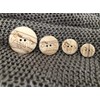 Cute Wooden Buttons 2 Hole Wooden Buttons with Horse Motif