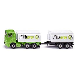 siku 1690, Lorry with Tanker Body and Trailer, Metal/Plastic, 1:87, Green/White, With tandem axle, Can be combined with siku models of the same scale