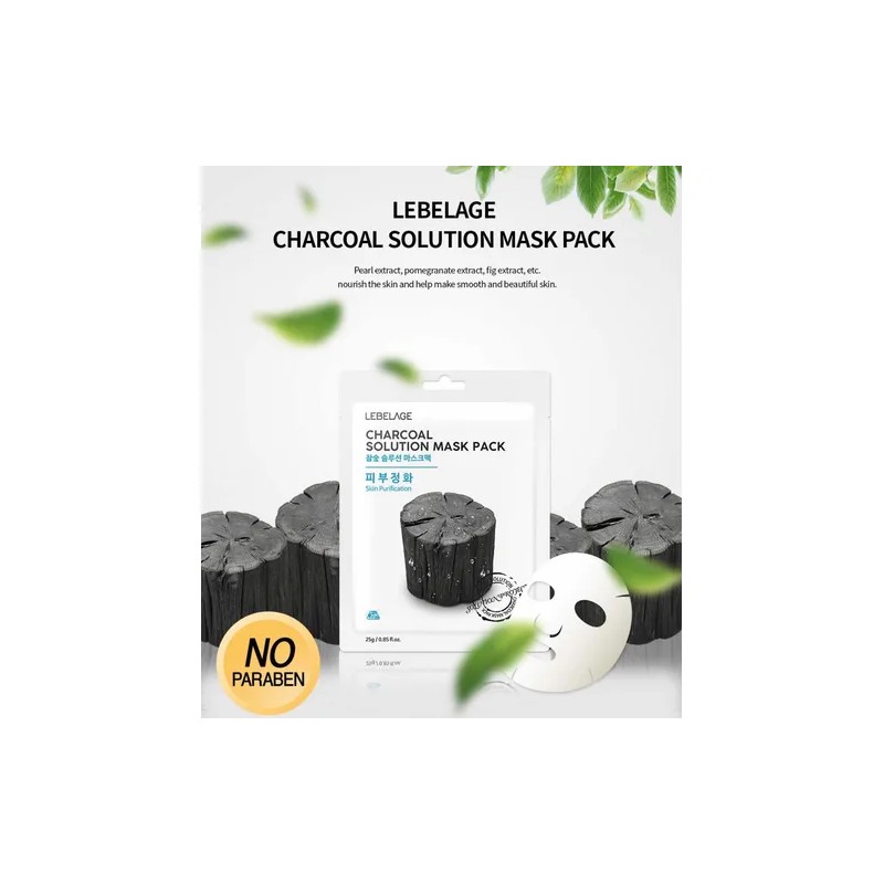Mascarillas Coreana Reafirmante Carbn Activo Perla_20pz Mixta