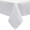 Eugad e771 Ornamental Damask Tablecloth - Silky Gloss Curly /