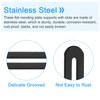 sourcing map 2Pcs Adjustable Flat Mending Plate Support with Slot,
