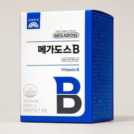 Goryeo Eundan 메가도스 고려은단 B 비타민B 컴플렉스 60정 1개 / 메가도스 고려은단 B 비타민B 컴플렉스 60정 1개