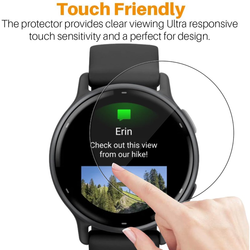 [3 Pack] Hydrogel Screen Protector for Garmin Vivoactive 5, Electro-weideworld