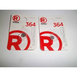RadioShack RADIO SHACK 2302237 (lot-of-2) WATCH BATTERY #364