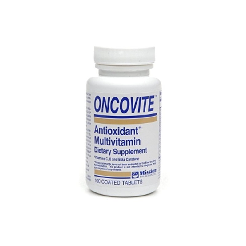Oncovite Antioxidant Multivitamin, Coated Tablets 100 ea (Pack of 4)