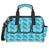 Quatrefoil Turquoise Teal 14 Pockets Tool Bags Heavy Duty Wide