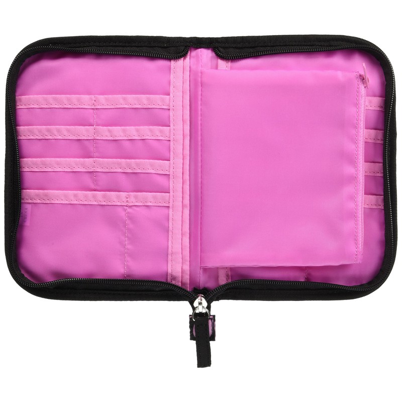 ハンナフラ(Hanna Hula) 母子手帳ケース(マルチケース) Mサイズ レトロフラワーピンク