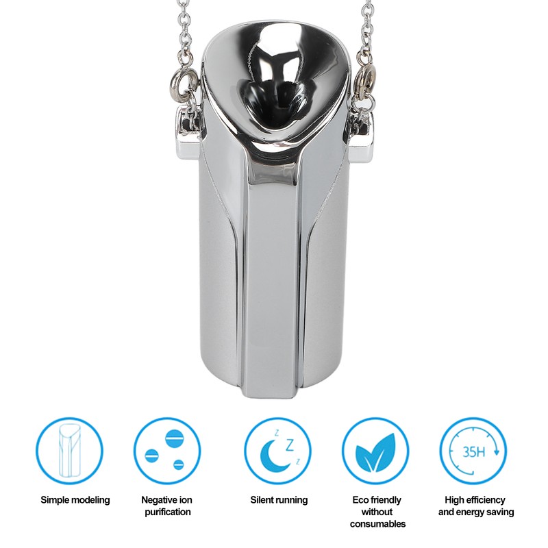 Wearable Air Purifier Rechargeable Portable Air Purifier Necklace for Haze