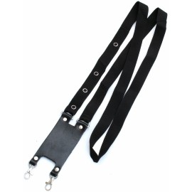 KNIGHT TEMPLAR SWORD SLING BELT HOLDER SCABBARD BLACK STRIPS COLOR