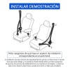 Cinturones De Seguridad Universales Retráctiles De 3 Puntos