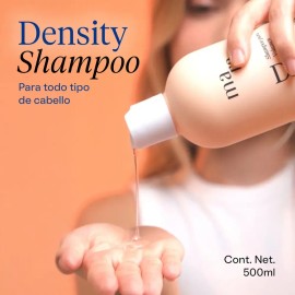 MARAMA | Density Shampoo Voluminizador de Cabello 500 ml - Con Proteína de Soya y Extracto de Bambú | Volumen Natural para Todo Tipo de Cabello | Sham