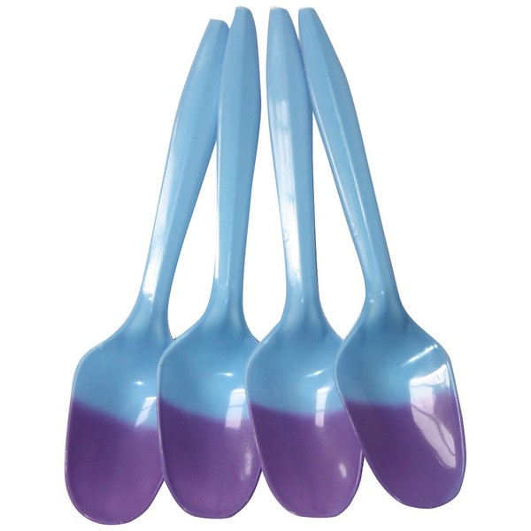 Go-2 Products P2100BP Color Change Spoons, Medium Weight, 5", 2.9g, Blue to Purple (Pack of 1000)