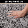 Microfiber Bath Rugs Chenille Floor Mat Ultra Soft Washable Bathroom