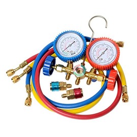 A/C Manifold Gauges Set Manifold, Gauge & Hose Set Industrial HVAC Gauges