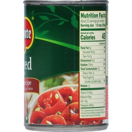 Del Monte, Mexican Recipe Stewed Tomatoes (with Jalapenos, Garlic & Cumin), 14.5oz Can (Pack of 6)