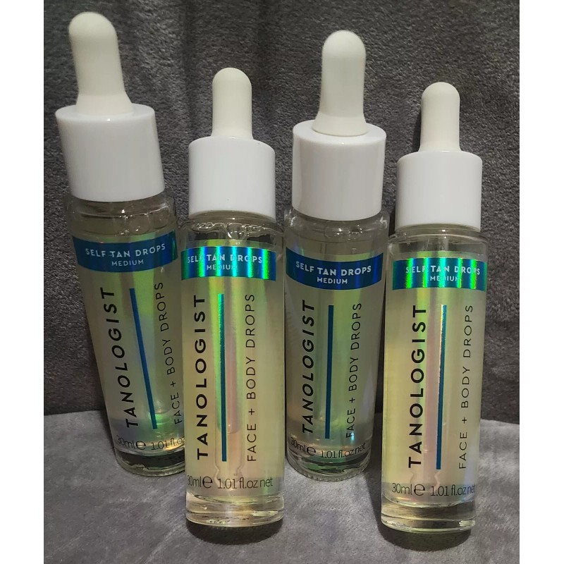 Tanologist Self Tan Drops, Face + Body Drops ~ MEDIUM