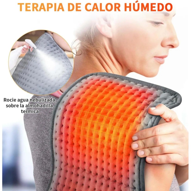 Compresa Caliente Eléctrica 9 Niveles Temperatura 60*30cm