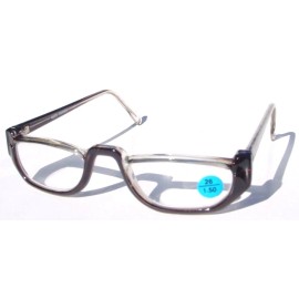 by De'Vons Optics Inc. Est. Since 1983 NWT Vintage 90's Acetate Half Frame Reading Glasses +3.50 (S.Black)