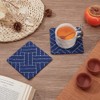 ORIGACH 5 Set DIY Sashiko Coaster Kit, Coaster Making Kit