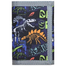 Lamumu Kids Dinosaur Wallet for Boys Ages 4-16, Dino Toddler Wallet w/Coin Pocket, Novelty Christmas/Birthday Gift