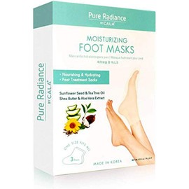 Pure Radiance by CALA Moisturizing Foot Masks 3 Pairs.