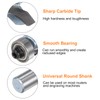 sourcing map Roundover Router Bit Set 1/2 Shank 5/32" 7/16"