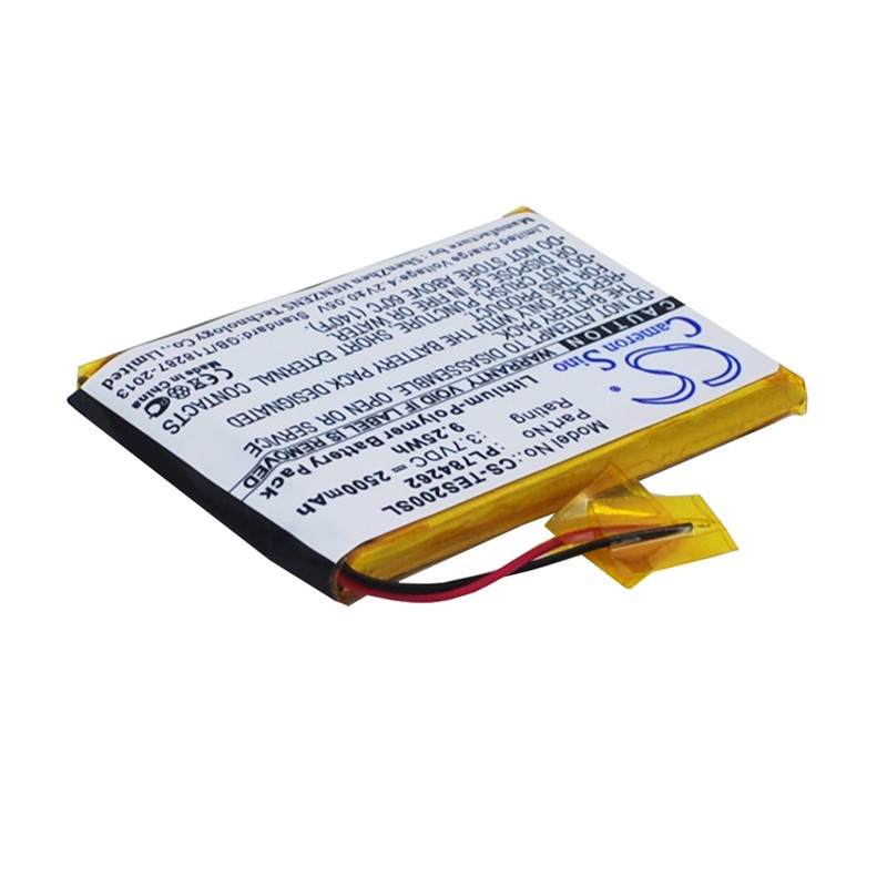 CS-TES200SL Akkus 2500mAh Kompatibel mit [TEASI] One 2 Ersetzt PL784262