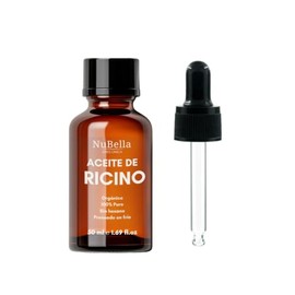 Aceite de Ricino Orgánico 100% Puro 50ml | Castor Oil para Crecimiento y Volumen de Pestañas, Cejas, Cabello y Barba | Hidrata y Repara la Piel | Mayo