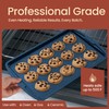 Blue Marble 10-Piece Bakeware Sets, Nonstick Carbon Steel Baking Sheet