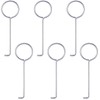 6 Pcs Drain Key Lifting Hooks Lifting Hook Silver Drains