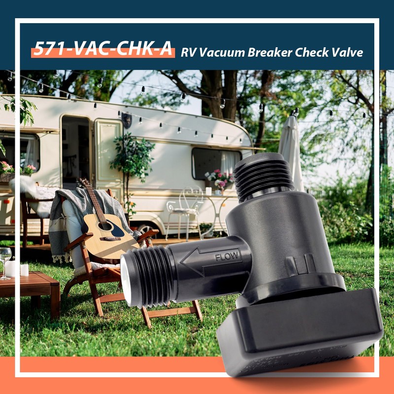 RV Vacuum Breaker Check Valve Fit for b&b Model 571