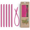 Silicone Straws - Slender Size BPA Free Non-Rubber Silicon Reusable
