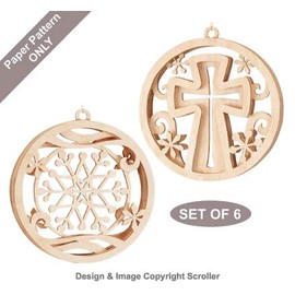 3D Christmas Ornaments Scroll Saw Pattern