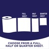 Sparkle® Tear-A-Square® Paper Towels, 2 Double Rolls = 4 Regular