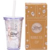The Teashed Bubble Tea Cup & Straw Gift Set |