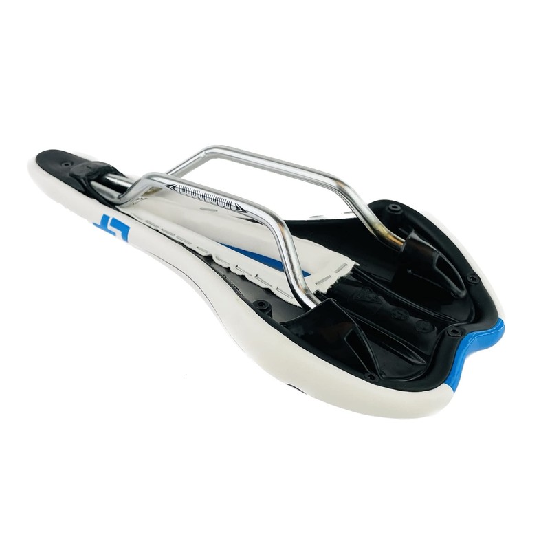 INION White/Blue Gel Bicycle Seat Bicycle Saddle Mountain Bike Touring