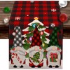 SHOUS Camino de Mesa con Diseño de Gnomo Navideño, 183*33