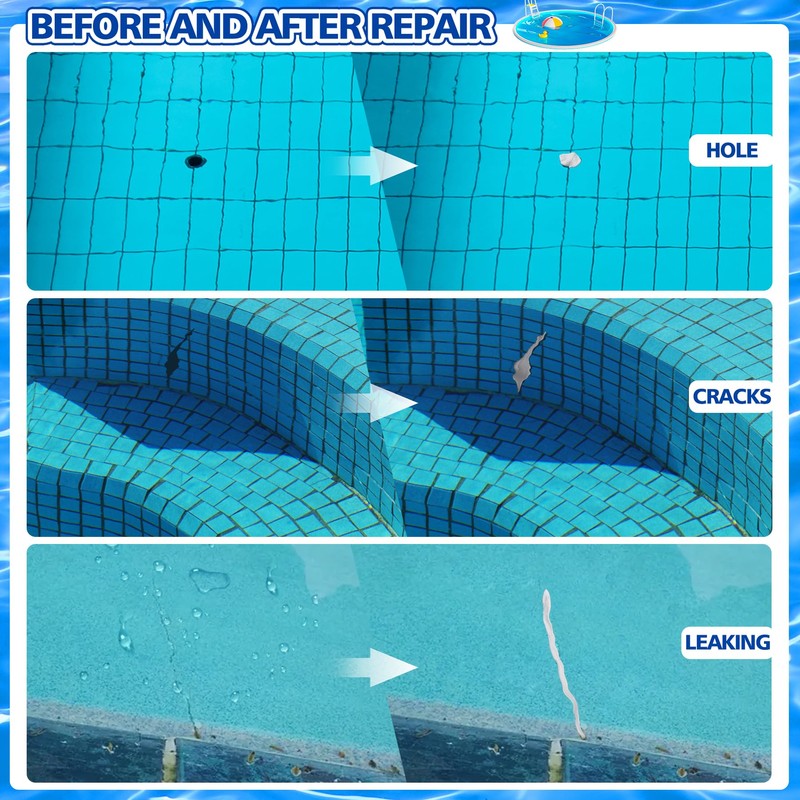 Pool Putty - 10oz 2 Part Epoxy Pool Repair Kit