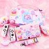 HYPERCASE 8 in 1 Cute Anime Switch OLED Accessories Bundle,