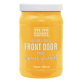 Modern Masters 275273 Front Door Paint, Quart, Satin Happy