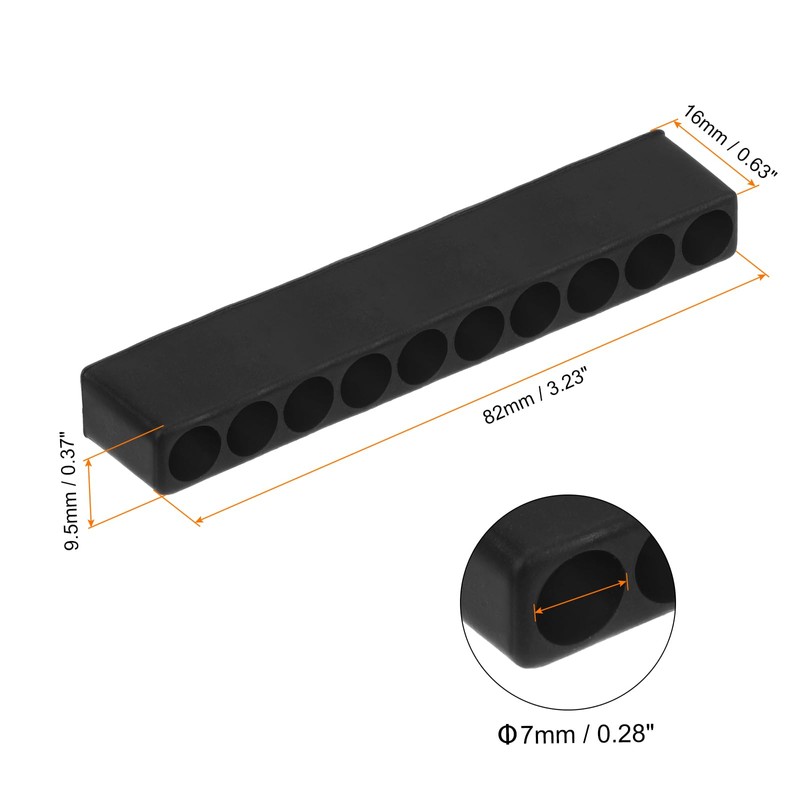 QUARKZMAN Screwdriver Bit Holder Organiser 82 x 9.5 x 16